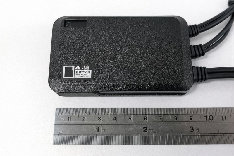 A-MINI-2K — Dual-Channel Screenless Motorcycle Dash Cam
