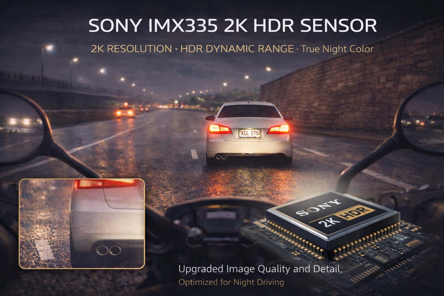 A-Race 2K: AI All-In-One Dashcam Camera System 2K