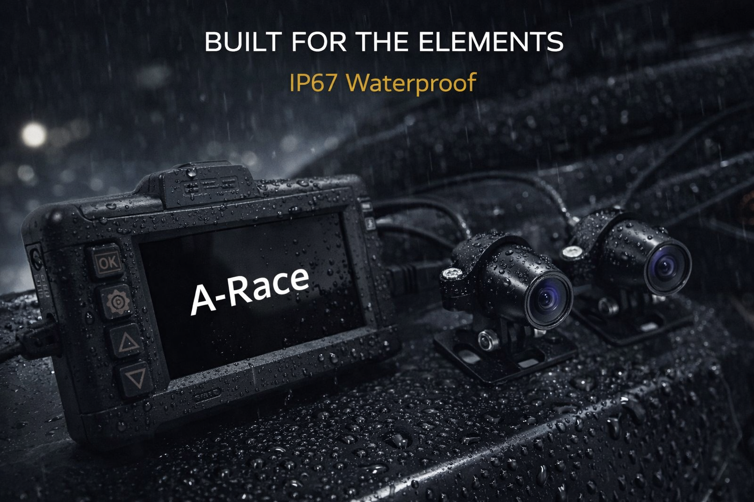 A-Race Pro: Dashcam Camera System todo en uno con IA 1080p