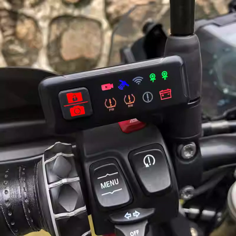 A-MINI-2K — Dual-Channel Screenless Motorcycle Dash Cam