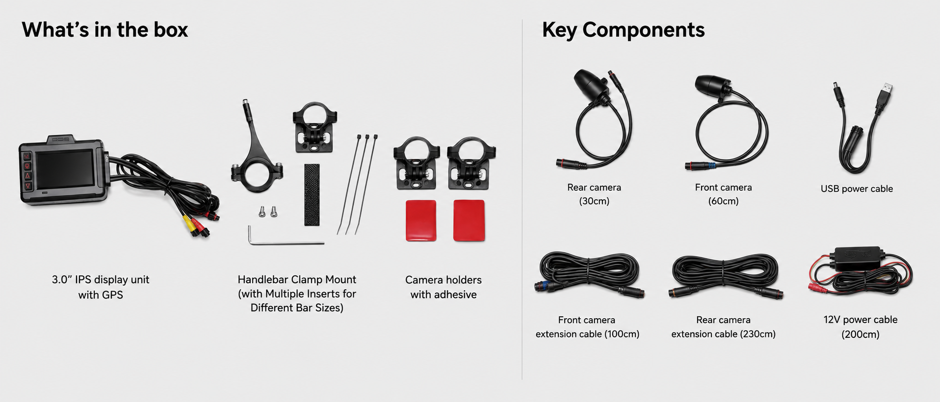 A-Race Pro: Dashcam Camera System todo en uno con IA 1080p